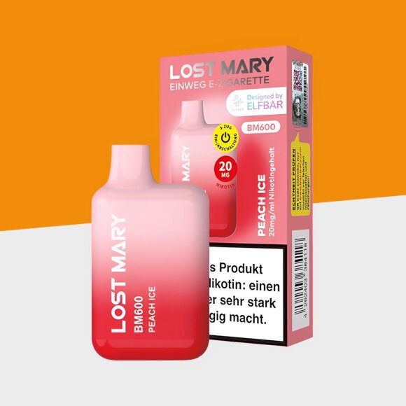 Lost Mary by Elfbar - Peach Ice - Einweg Vape