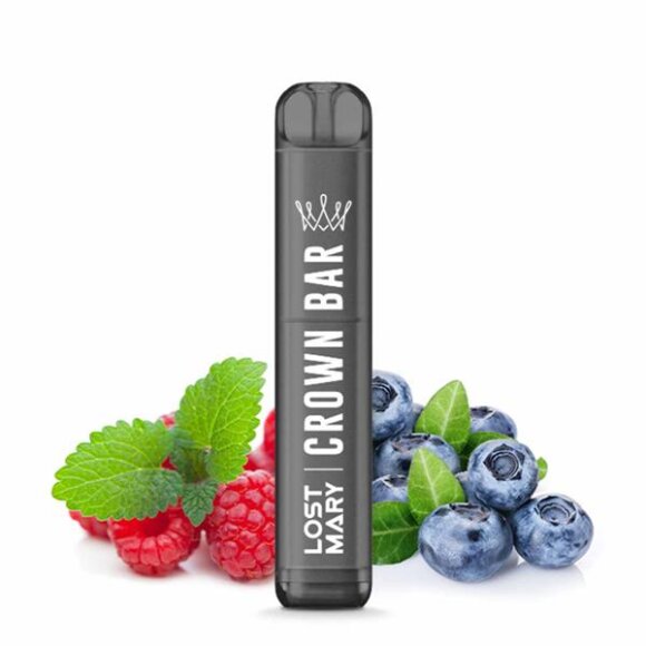 Crown Bar - Blueberry Raspberry - Al Fakher x Lost Mary - Einweg Vape