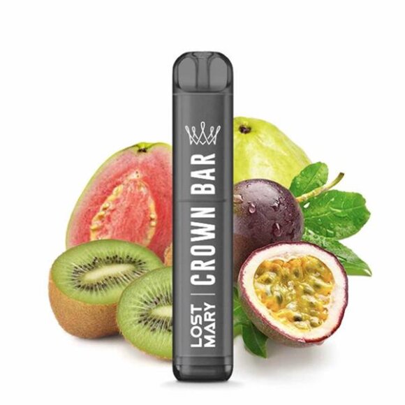 Crown Bar - Kiwi Passionfruit Guava - Al Fakher x Lost Mary - Einweg Vape