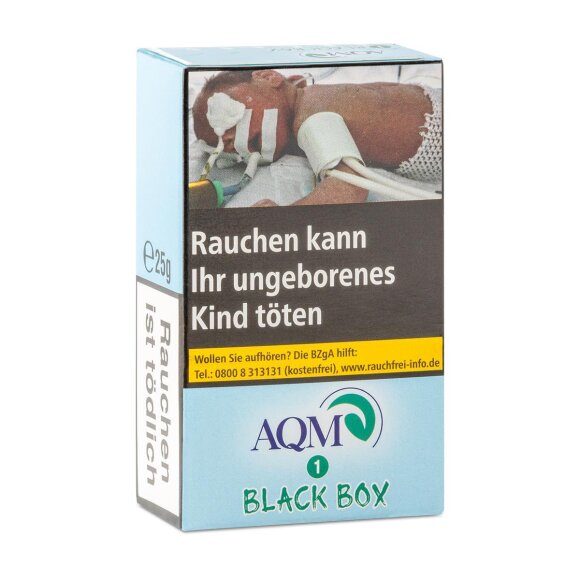 Aqua Mentha Tabak 25g - #1 - Black Box