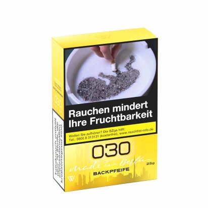 030 Tabak 25g - Backpfeife #30