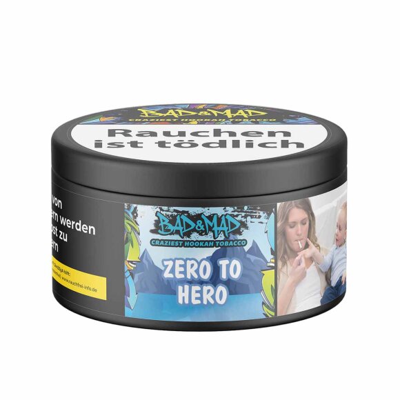 Bad & Mad Tabak 25g - Zero to Hero