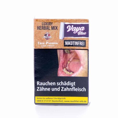 True Passion Herbal Mix Tabak 20g - Vaja Blue