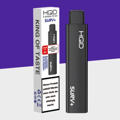 HQD Surv+ - Blueberry Raspberry Blackberry - Einweg Vape