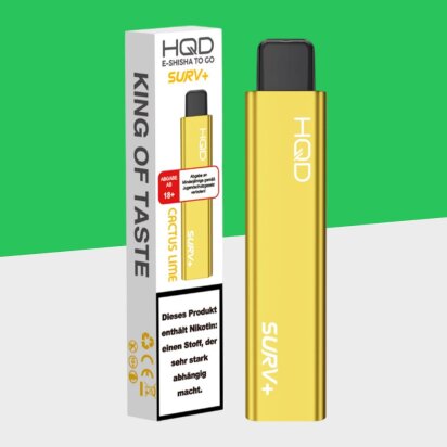 HQD Surv+ - Cactus Lime - Einweg Vape