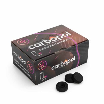 Carbopol Kohle - 40 mm - 100er Pack