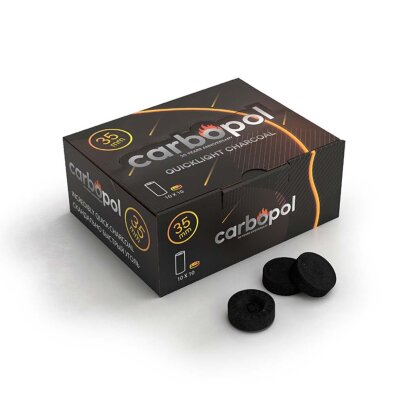 Carbopol Kohle - 35 mm - 100er Pack