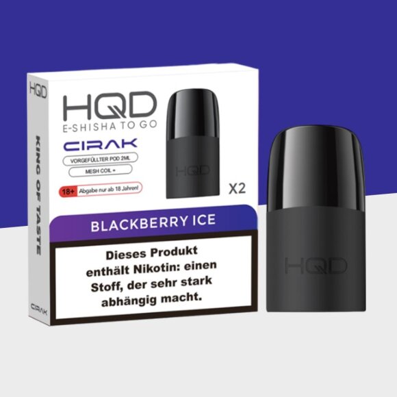 HQD Cirak - Blackberry Ice - Pod (2er Pack)