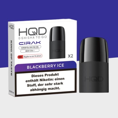 HQD Cirak - Blackberry Ice - Pod (2er Pack)