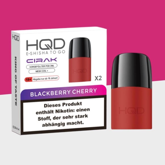 HQD Cirak - Blackberry Cherry - Pod (2er Pack)