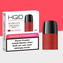 HQD Cirak - Dragon Strawberry - Pod (2er Pack)