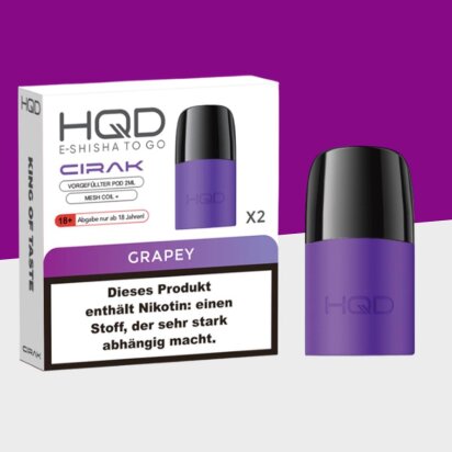 HQD Cirak - Grapey - Pod (2er Pack)