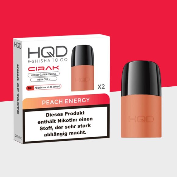 HQD Cirak - Peach Energy - Pod (2er Pack)