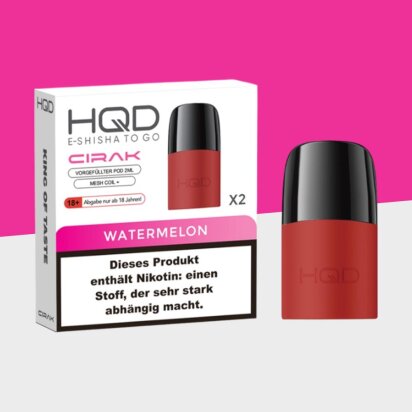 HQD Cirak - Watermelon - Pod (2er Pack)
