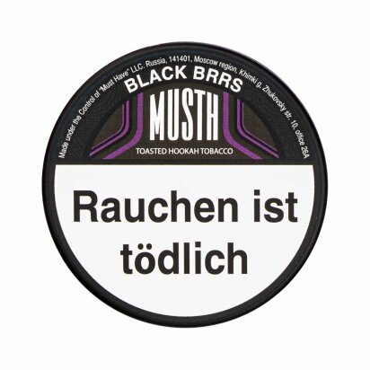 MustH Tabak 25g - Black Brrs