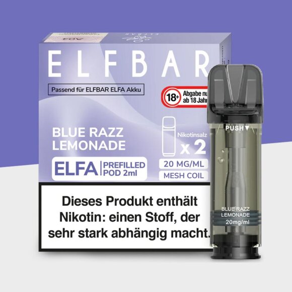 ELFA by Elfbar - Blue Razz Lemonade - Pod (2er Pack)