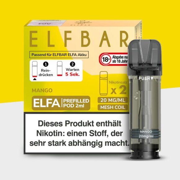 ELFA by Elfbar - Mango - Pod (2er Pack)