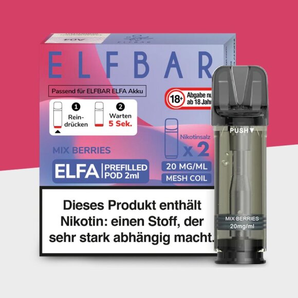 ELFA by Elfbar - Mixed Berries - Pod (2er Pack)