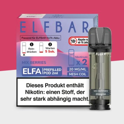 ELFA by Elfbar - Mixed Berries - Pod (2er Pack)