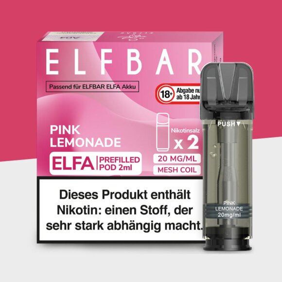 ELFA by Elfbar - Pink Lemonade - Pod (2er Pack)