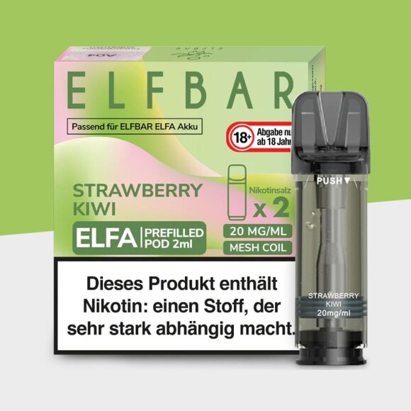 ELFA by Elfbar - Strawberry Kiwi - Pod (2er Pack)