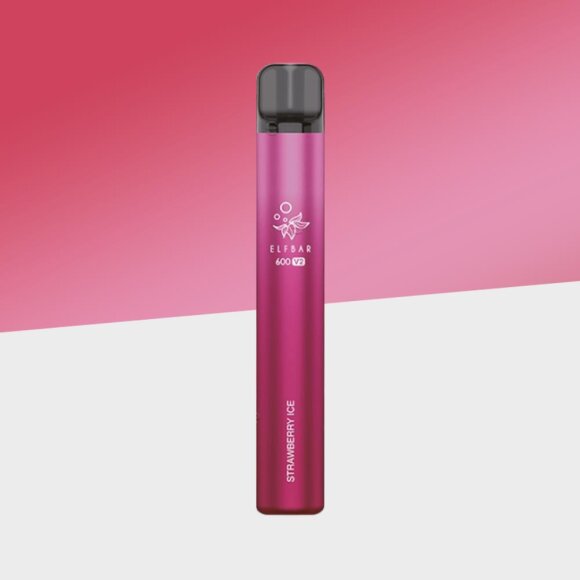 Elfbar 600 V2 - Strawberry Ice - Einweg Vape