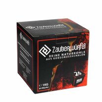 Zauberw&uuml;rfel 26er Shisha Kohle - 1kg