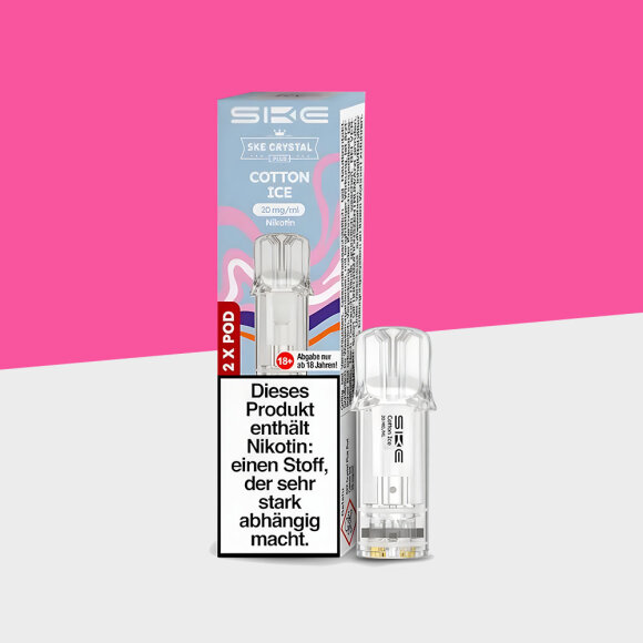 SKE Crystal Plus - Cotton Ice - Pod (2er Pack)