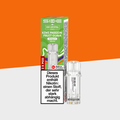 SKE Crystal Plus - Kiwi Passion Fruit Guava - Pod (2er Pack)