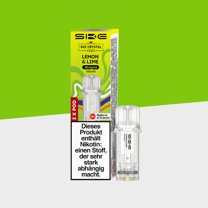 SKE Crystal Plus - Lemon & Lime - Pod (2er Pack)