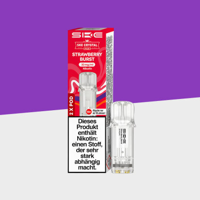 SKE Crystal Plus - Strawberry Burst - Pod (2er Pack)