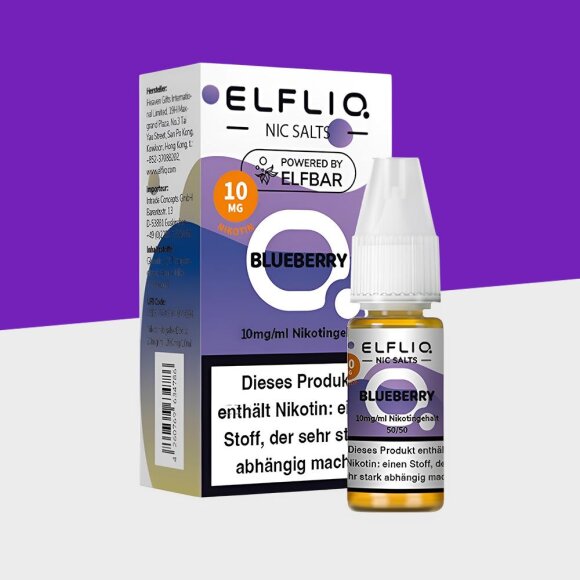 Elfliq by Elfbar - Blueberry 10mg/ml - E-Liquid