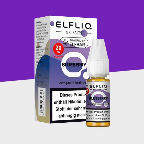 Elfliq by Elfbar - Blueberry 20mg/ml - E-Liquid