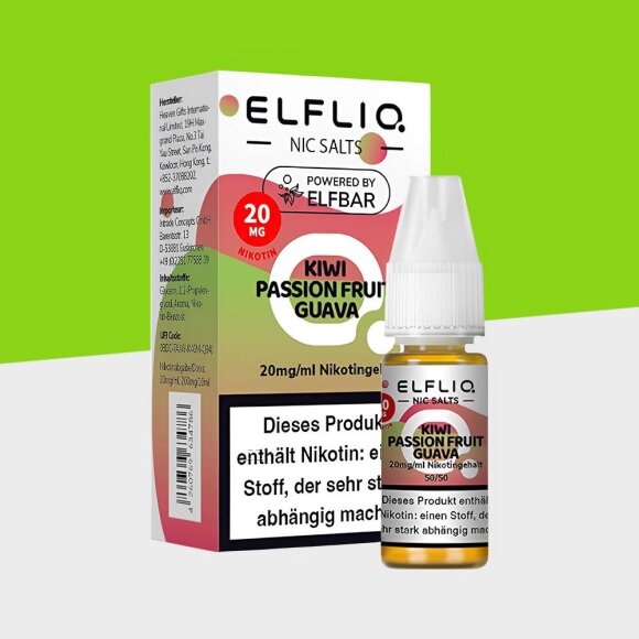 Elfliq by Elfbar - Kiwi Passion Fruit Guava 20mg/ml - E-Liquid