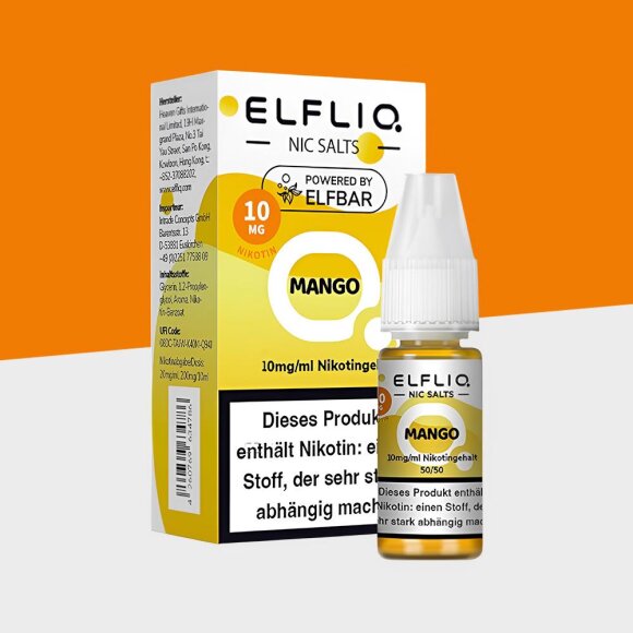 Elfliq by Elfbar - Mango 10mg/ml - E-Liquid