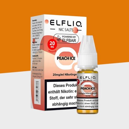 Elfliq by Elfbar - Peach Ice 20mg/ml - E-Liquid