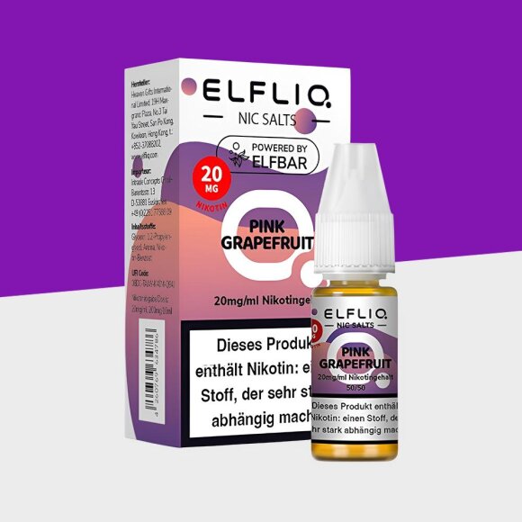 Elfliq by Elfbar - Pink Grapefruit 20mg/ml - E-Liquid