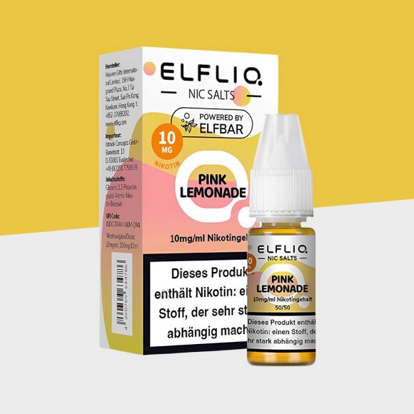 Elfliq by Elfbar - Pink Lemonade 10mg/ml - E-Liquid