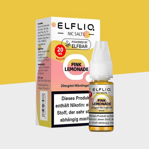 Elfliq by Elfbar - Pink Lemonade 20mg/ml - E-Liquid