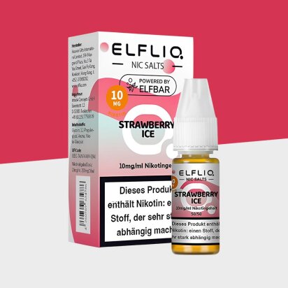 Elfliq by Elfbar - Strawberry Ice 10mg/ml - E-Liquid