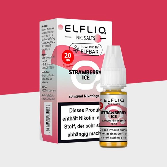 Elfliq by Elfbar - Strawberry Ice 20mg/ml - E-Liquid