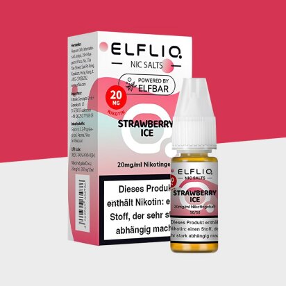 Elfliq by Elfbar - Strawberry Ice 20mg/ml - E-Liquid