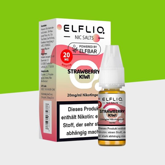 Elfliq by Elfbar - Strawberry Kiwi 20mg/ml - E-Liquid