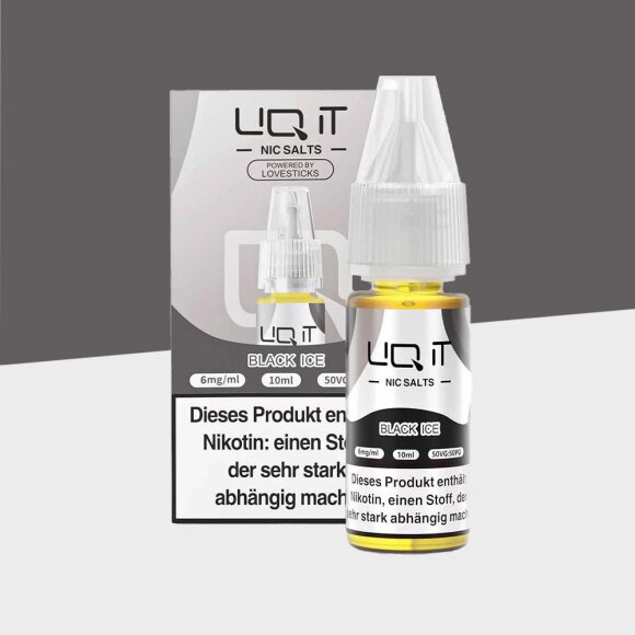 Lovesticks LIQ IT - Black Ice 6mg/ml &ndash;  E-Liquid