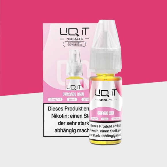 Lovesticks LIQ IT - Peach Ice 12mg/ml - E-Liquid