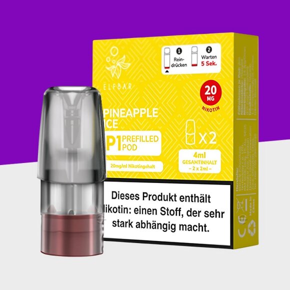 Mate 500 by Elfbar - Pineapple Ice - Pod (2er Pack)