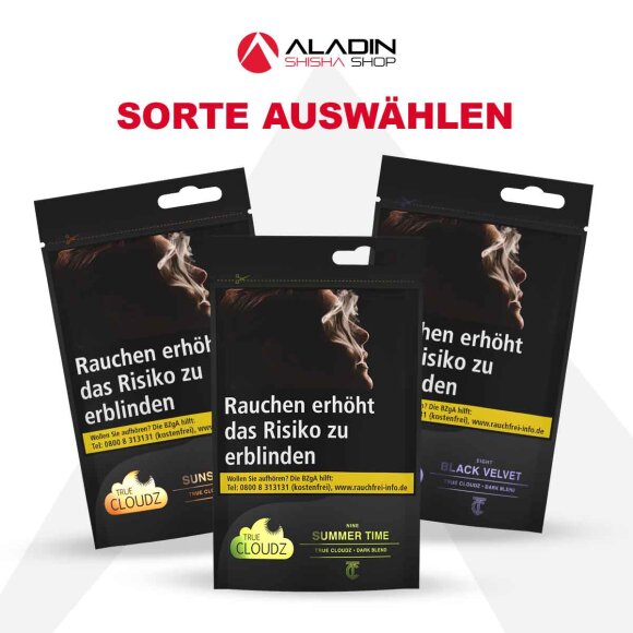 True Cloudz Dark Blend Tabak 25g