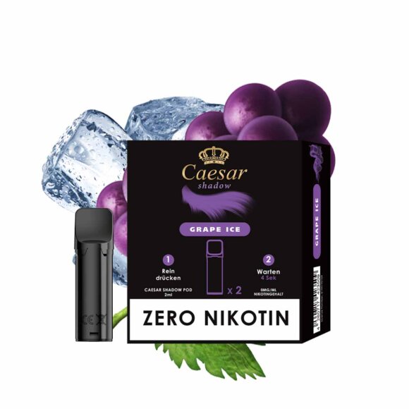 Caesar Shadow - Grape Ice 0mg/ml - Pod (2er Pack)