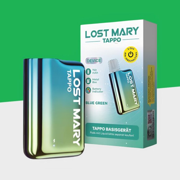 Lost Mary Tappo - Blue Green - Pod System - Basisger&auml;t