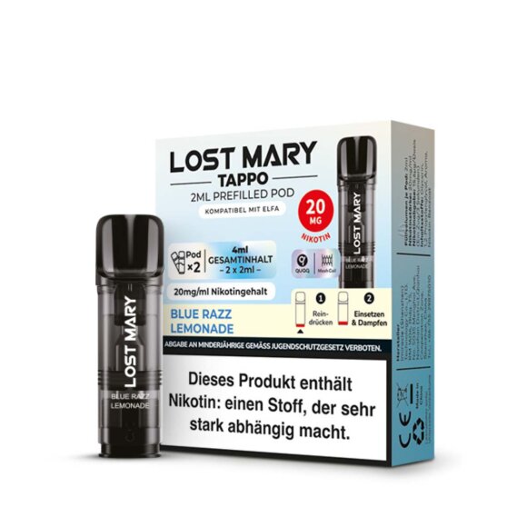 Lost Mary Tappo - Blue Razz Lemonade - Pod (2er Pack)